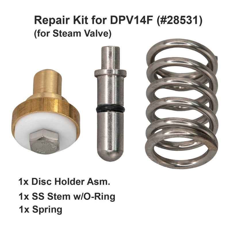 Duco® RK-DPV14F Repair Kit for DPV14F Steam Valve